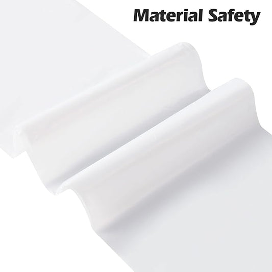 2-4 Gallon Portable Trash Bags,120 Counts Thicken portable Small Garbage Bags for Office, Kitchen,Bedroom Trash Can,Strong Trash Bags(White)