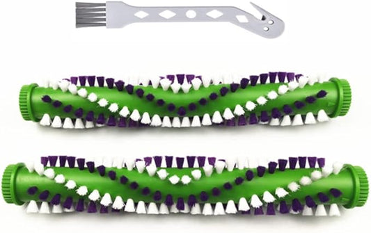 Vacuum Carpet Cleaning Brush Replacement Part Compatible Bissell ProHeat 2X Revolution Pet Pro 3432 3588F 1986 1964 19862 Roller Brush Assembly Number #1611133(2 pack green)