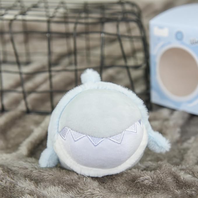 XL Size Wool Dryer Balls 6 Pack- Over 2000 Loads,Whale Shark Appearance,100% Pure New Zealand Wool,Hypoallergenic,Reduces Cloth Wrinkles, and Saves on Drying Time,Cute Pet Plush Toys