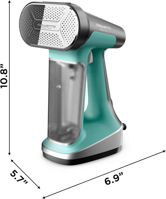 Rowenta Handheld Steamer for Clothes, Pure Force 2in1 Steamer & Iron, 1875W, Vertical/Horizonal Steaming & Ironing, Lightweight, Auto-off, XL power, 1875 Watts, DR8822