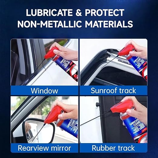 Glodway Specialist Silicone Lubricant Spary,Garage Door Lubricant Oil,with Smart Straw Sprays 2 Ways,for Door Higne,Bike,Sewing Machine,Metal Parts,10 OZ(Pack 2)