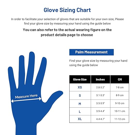 JMU Black Nitrile Gloves XL, 3.5Mil Disposable Nitrile Exam Gloves Latex Free Powder Free, 4000 Pcs