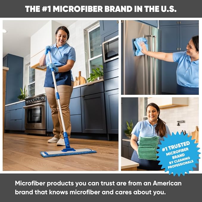2 Pack of Microfiber Flexible Dusters with Heavy Duty Extension Pole | 5' Reach | Clean Ceiling Fans, Cobwebs, Light Fixtures, Delicate Objects