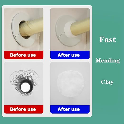 Pack of 20 White Seal Putty Waterproof Duct Seal Repair Sealing Clay, Quick Mending Mud for Drain Connection, Wall Hole, Air Conditioning Hole