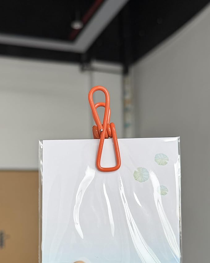 Multipurpose 2 in Chip Bag Clips 10 Pack Metal Clips for Kitchen Food Storage, Laundry Hanging, Bag Chip Bag Sealing - Easy to Use Strong Grip Clips for Home Organizing