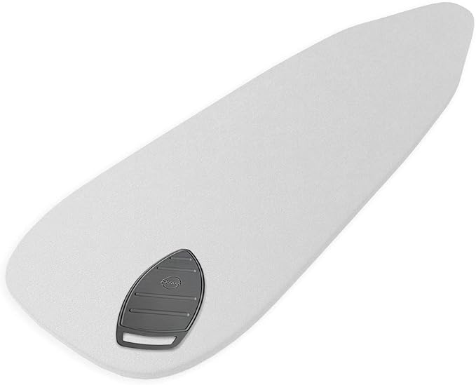 Encasa XO Silicon Mat for Hot Iron Rest - Heat Resistant, Anti - Slip, Thicker Pad for Protecting Your Table During Ironing, Non-Burning, Machine Washable, Durable - Grey