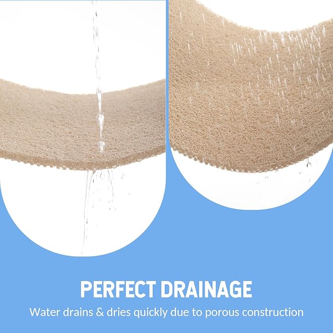 Non Slip Shower Mat, Anti Slip Bath Mat, Quick Drying Bath Tub Mats, Foot Scrubber Mat, Anti Slip Mat for Tub, Floor, Bathroom, Home, Kitchen, Hotel (Beige 24”x24”)