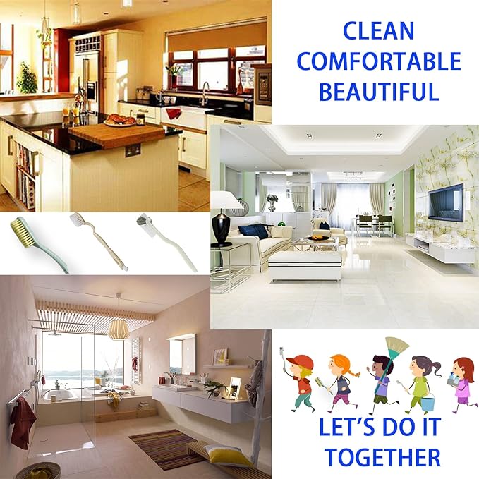 Cleaning Brush Shoe Kitchen Bottle Brush Sink Bathroom Household Dish Pot Pan Edge Corners Tile Lines Brush with Stiff Bristles