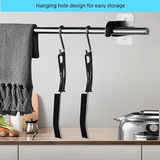 Crevice Cleaning Brush, Multifunctional Cleaning Brush Tool, Bathroom Gap Brush,Grout Brush, Cleaning Tools for Toilet, Bathrooms, Kitchens, Bathtub, Faucets, Sink, Windows,6pcs