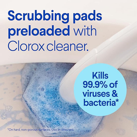 Clorox ToiletWand Toilet Cleaner Refills, Toilet brush, Original, 10 Count