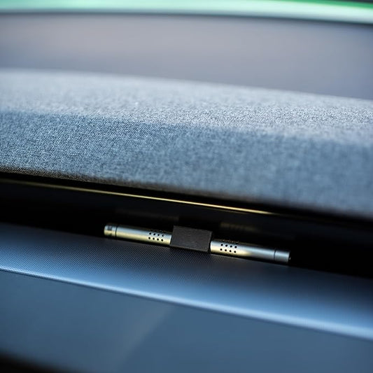 Tesla New Model 3 (Highland) and Model Y (Juniper) Air Freshener | Invisible Slim Design | Aromatherapy Scent | Auto Odor Eliminator | Must Have Tesla Accessories