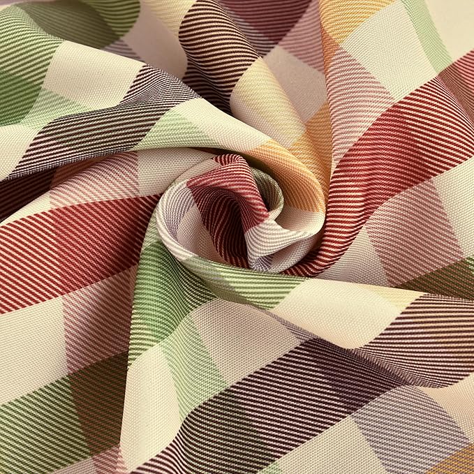 Classic Gingham Buffalo Tablecloth Fabric - Oblong 58x144 Inch Water Proof Checkered Christmas Table Cloth for Indoor Outdoor - Table Cover for Thanksgiving Day, Picnics, BBQs, and Parties