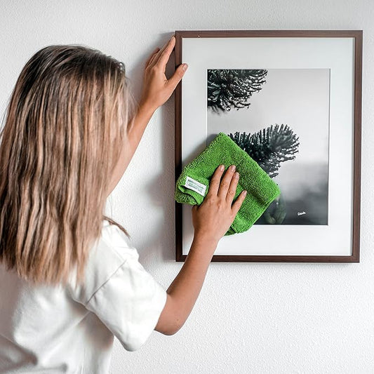 The Amazing Eco Cloth That Cleans Virtually Any Surface with Only Water. No More Paper Towels Or Toxic Chemicals. 4-Pack (14x14, Blue)