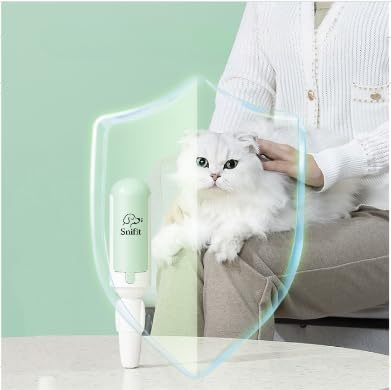 Dog Pet Hair Remover Roller - Reusable Lint Roller Pet Hair Removal Tool for Dog&Cats - Portable Sticky Lint Roller for Clothes, Couch, Bed, Car, Furniture – Travel-Friendly (Green/White)