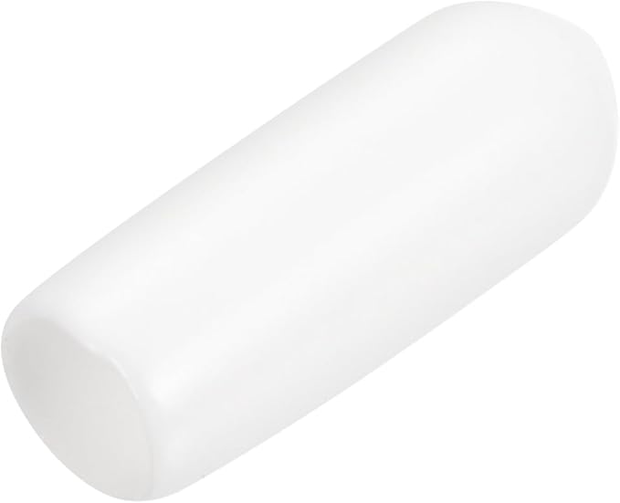 uxcell 20pcs Rubber End Caps 5mm ID Vinyl Round End Cap Cover Screw Thread Protectors White