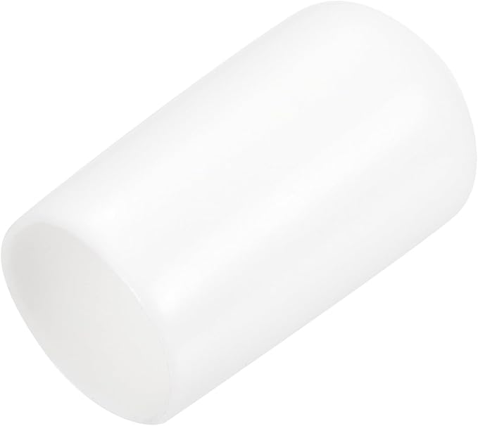 uxcell 20pcs Rubber End Caps 11mm ID Vinyl Round End Cap Cover Screw Thread Protectors White
