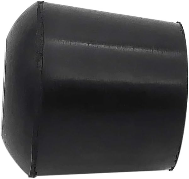 Flyshop Furniture Table Covers Non-Slip Durable Rubber Leg Tips Chair Leg Caps Floor Protector Round Black 4PCS Size 25mm, 1"