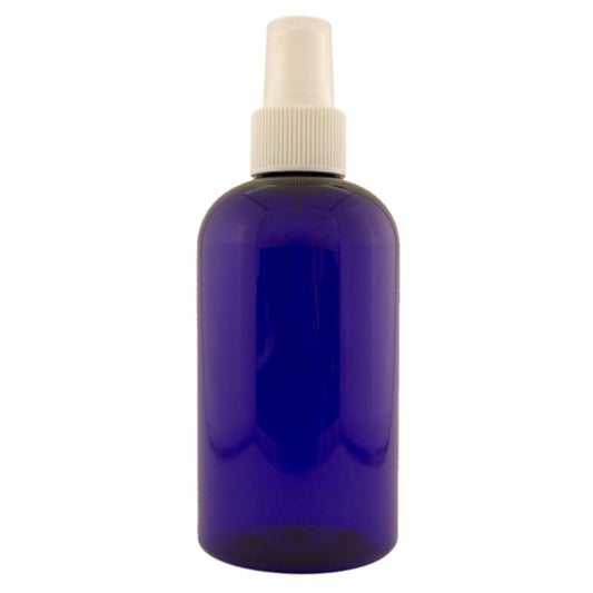 GreenHealth 8 fl oz Cobalt Blue Plastic Bottle with White Spray Cap (24 Pack)