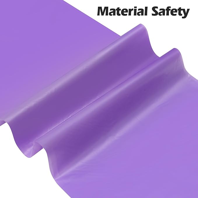 2-4 Gallon Portable Trash Bags,60 Counts Thicken portable Small Garbage Bags for Office, Kitchen,Bedroom Trash Can,Strong Trash Bags（Purple）