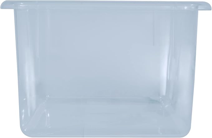 Wood Designs Cubby Storage Bin, Heavy Duty Plastic Containers for Kids Translucent Clear Cubby Tray Set of 30