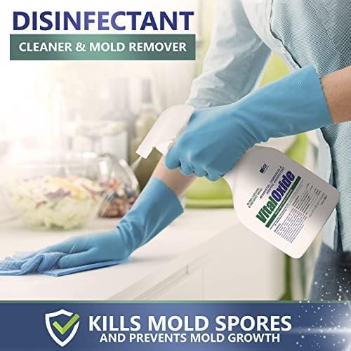 Vital Oxide Disinfectant, Deodorizer, Cleaner, Food-Contact Sanitizer, Virucide –(EPA registration #82972-1) – Kills Mold & Mildew, Eliminates Odors – 32 oz