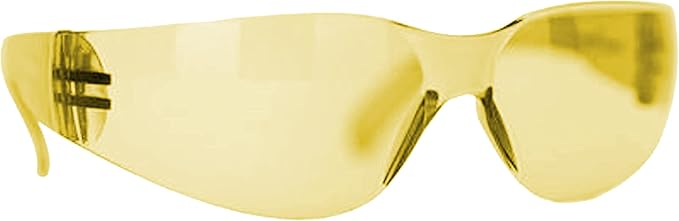 BISON LIFE Safety Glasses - Scratch Resistant Wrap Around Eyewear, Polycarbonate ANSI Z87.1 Impact Resistant Lens