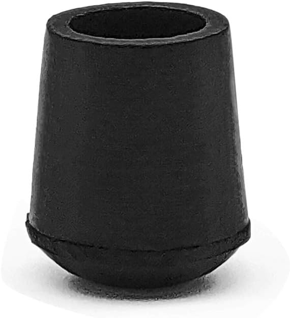 Flyshop Furniture Table Covers Non-Slip Durable Rubber Leg Tips Chair Leg Caps Floor Protectors Round Black 4PCS Size 12 mm, 1/2"