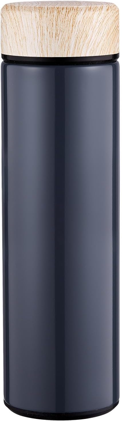 15oz Water Bottle Stainless Steel Thermos Flask - Insulated Vacuum, Leak Proof, Keeps Drinks Hot/Cold - Ideal for Coffee, Tea, Water - Grey