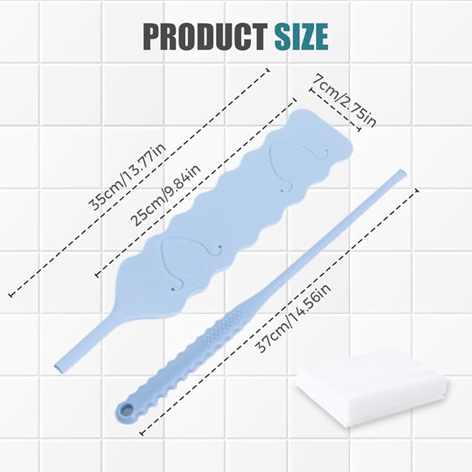 Retractable Gap Dust Cleaner, Bendable Microfiber Duster for Household Flat Duster for Under Appliances, Retractable Gap Dust Cleaning Artifact Extendable Dusters with Nonwoven Fabric (2, White)