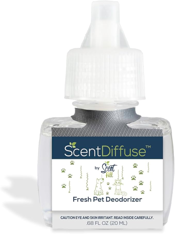 Scent Fill Fresh Pet Plug in Air Freshener, 4 Scented Oil Refills