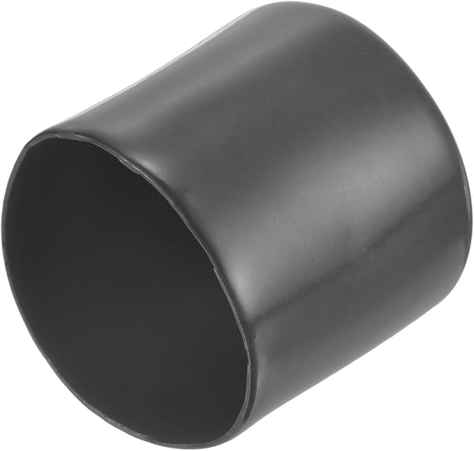 uxcell 20pcs Rubber End Caps 43mm ID Vinyl Round Tube Bolt Cap Cover Thread Protectors Dark Grey