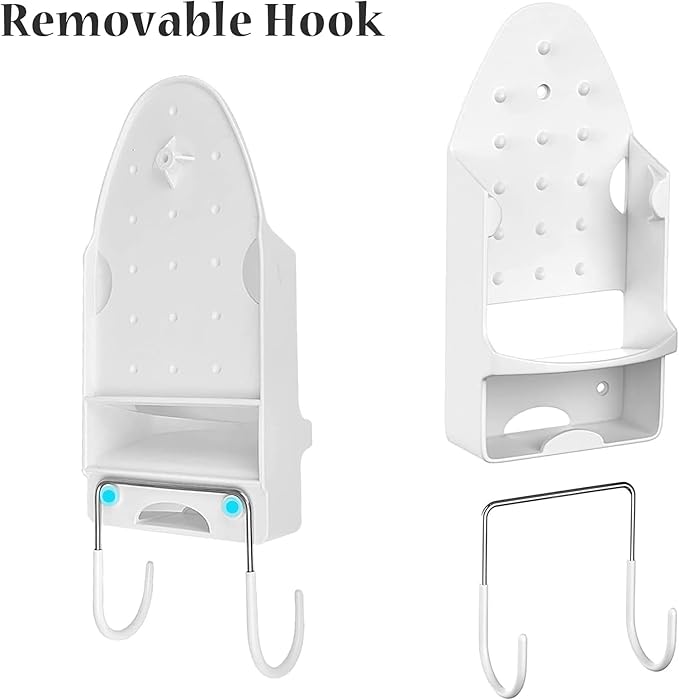 Wall Mounted Ironing Board Rack Electric Iron Holder Household Bathroom Shelf