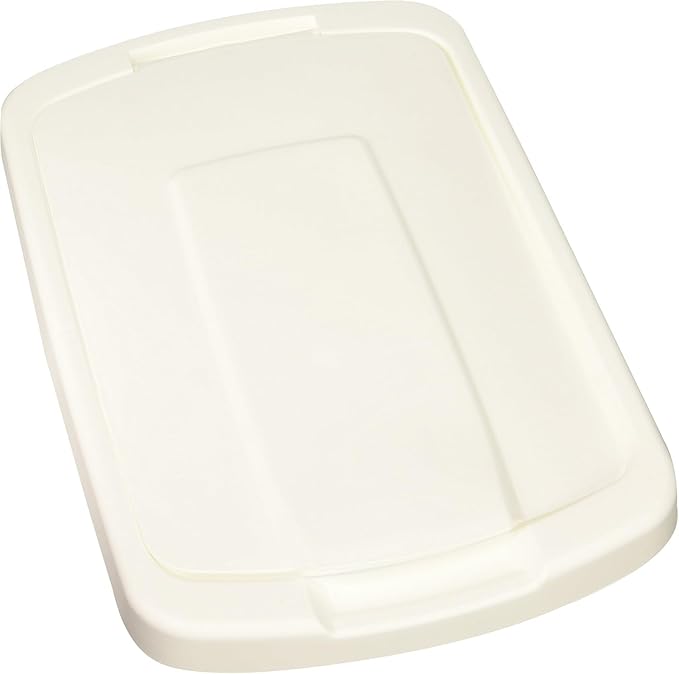 Knape & Vogt QT35LB-WH Trash Can Lid, 1.31-Inch by 14.5-Inch by 9.56-Inch,White
