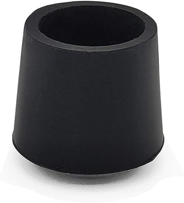 Flyshop Furniture Table Covers Non-Slip Durable Rubber Leg Tips Chair Leg Caps Floor Protector Round Black 4PCS Size 22mm, 7/8"