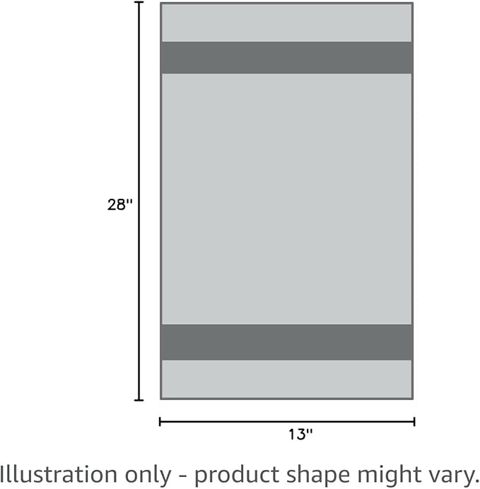 Homaxy 100% Cotton Waffle Weave Kitchen Dish Towels, Ultra Soft Absorbent Quick Drying Cleaning Towel, 13 x 28 Inches, 4-Pack, Blueberry