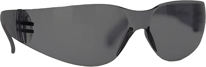 BISON LIFE Safety Glasses - Scratch Resistant Wrap Around Eyewear, Polycarbonate ANSI Z87.1 Impact Resistant Lens