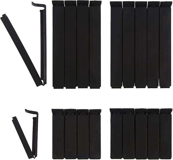 DIYASY Food Bag Clips,30 Pack Plastic Snack Sealing Clip for Food Storage & Packages Assorted Sizes