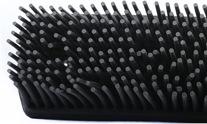 Rubber Pet Hair Removal Brush Lint & Cat Dog Hair Remover Brush Pet Silicone Lint and Debris Remover for Cleaning, Grooming, Home,Black