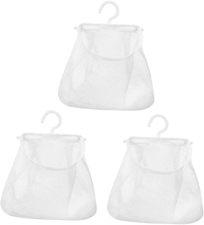 Cabilock 3pcs Mesh Hanging Bag Travel Underwear Organizer Bag Hand Inserts Organizer Undergarment Laundry Laundry Hamper Clothes Peg Hanging Groceries s Vegetable Pouch Pp