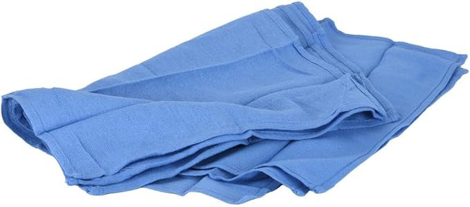 PRO SOURCE 25 Lb Box Virgin Surgical Lint-Free Blue Cotton Huck Towels: 16" x 25"