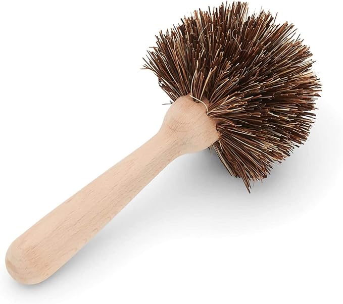 Fox Run Kitchen Brush, Dish Brush with Sturdier Natural Bassine Bristles, 8.75"