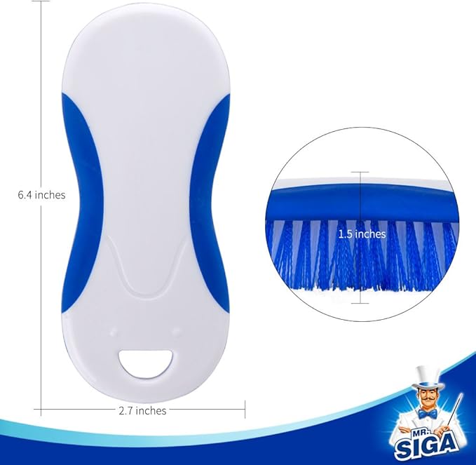 MR.SIGA Multi Purpose Heavy Duty Scrub Brush - Pack of 2