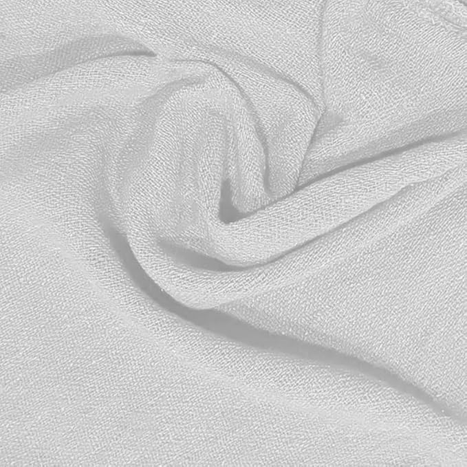 Shop Towels (White, 100-Pack) - Bulk Cleaning Towel in a Bag, Mechanic Cotton Wipes for Car Maintenance, Auto Mechanics & Garage, Wipe Grease & Oil, Machine Wash & Reusable