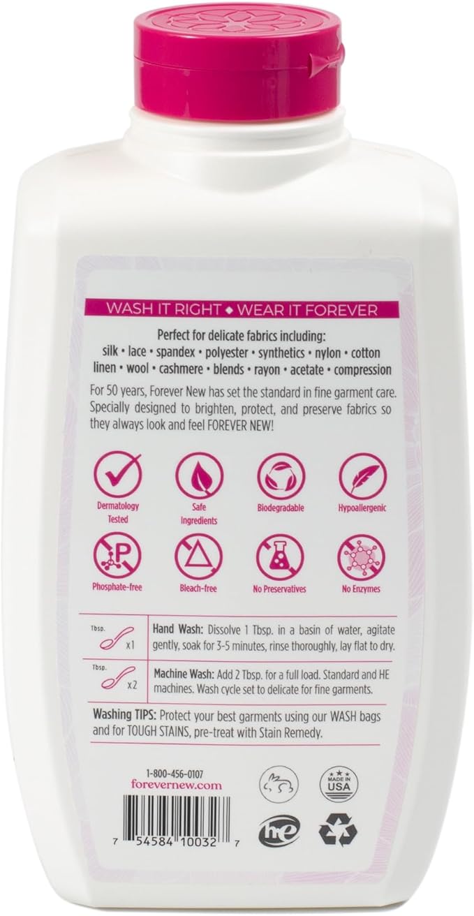 FOREVER NEW Granular Detergent Powder - Delicate Laundry Care Wash - Original Scented 64 oz. (32 oz. 2 Pack)
