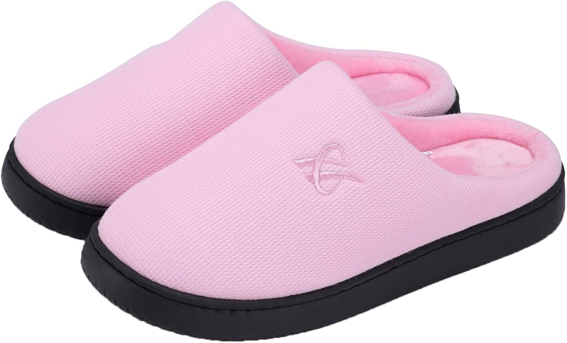 Memory Foam Slippers for Women's and Men's Casual House Shoes