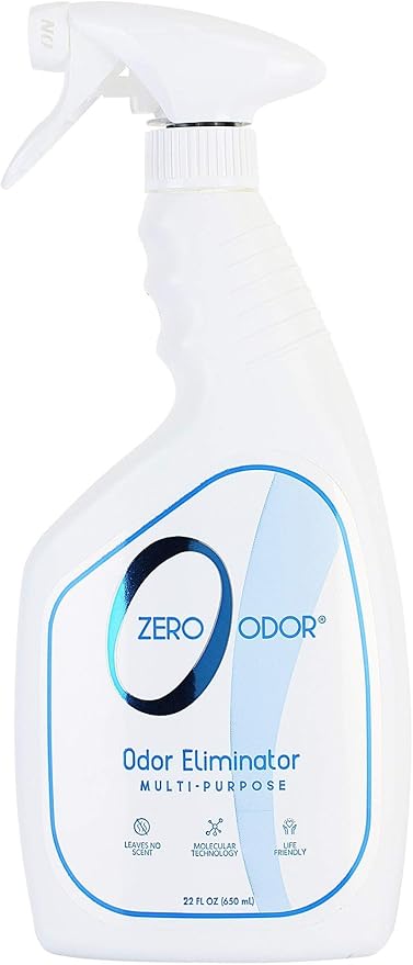 Zero Odor - Multi-Purpose Strong Odor Eliminator for Home, Office, Car, Bathroom, Hotel, Room Deodorizer, and Odor Neutralizer, 22Oz