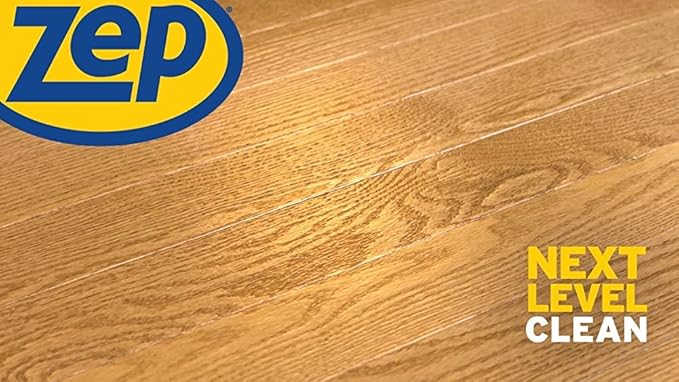 Zep Industrial Hardwood and Laminate Floor Cleaner - 1 Gallon - ZUHLF128 - Removes Spots, Stains and Scuffs. Cleans and Restores Shine