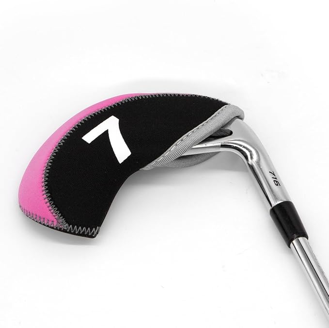 Golf Iron Covers for Golf Clubs Neoprene Golf Iron Cover Set 11pcs/10pcs Golf Iron Headcovers Golf Club Head Covers Fit All Brands