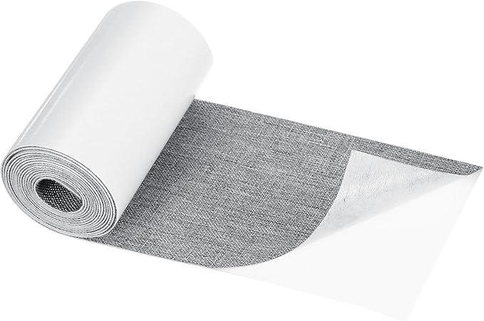 Repair Patches Repair Tape Self-Adhesive DIY Repair Patch Linen Gear Patch for Sofa, Furniture, Chair, Clothing,Tents,3x60 Inch,Bright Grey