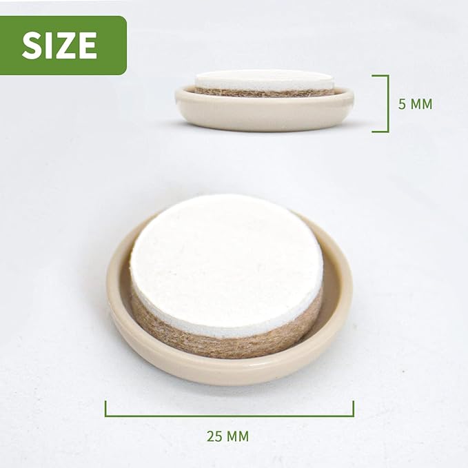 Furniture Sliders for Carpet 48 PCS - 1 inch Furniture Moving Slider Chair Legs Floors Protectors Appliance Slider for Kitchen Appliances